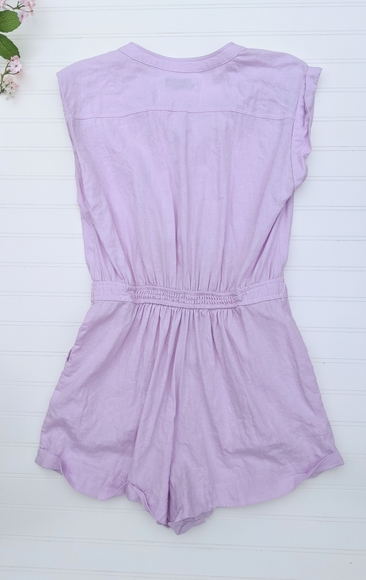 Urban Outfitters Purple Woven Romper - Picture 2 of 3